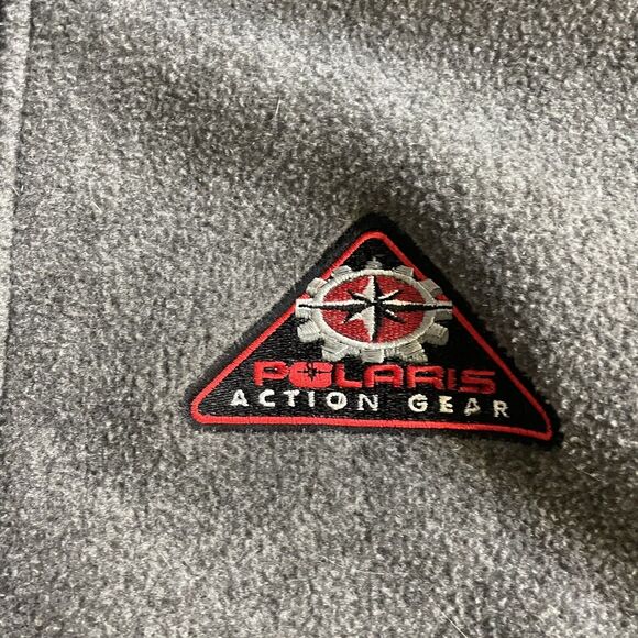 Polaris Action Gear Jacket Fleece Snowmobile Zip Up Vintage Mens‎ Large - Picture 5 of 8